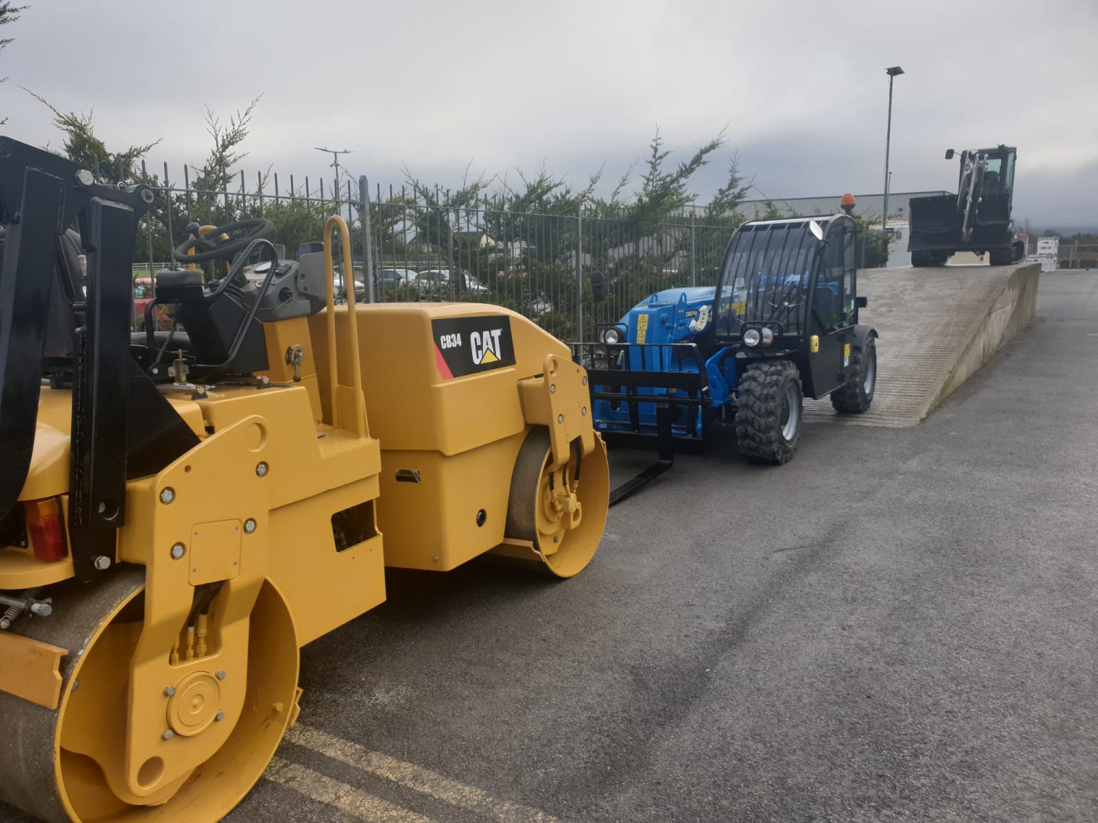 Ex rental equipment...SOLD... to overseas customers - on the loading ramp.... into a container soon